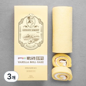곰곰 바닐라 롤케익, 430g, 3개