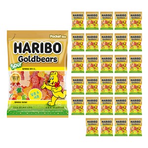 하리보 골드베어 사우어, 80g, 30개