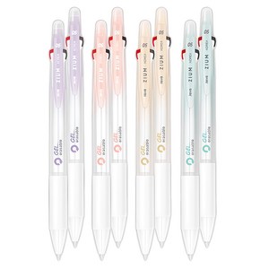 자바펜 3겔 지워지는 볼펜 4종 세트 0.5mm, 퍼플 + 베이지 +..., 2세트
