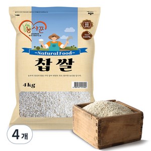 농사꾼 찹쌀, 4kg, 4개