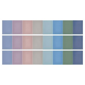 모닝글로리 중고등학생 무제 톤앤무드 유선 일반노트 8종 세트, 혼합색상, 3세트