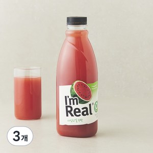 풀무원 아임리얼 수박 주스, 700ml, 3개