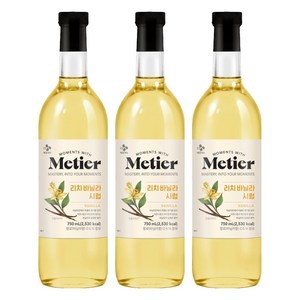 메티에 리치 바닐라 시럽, 750ml, 3개