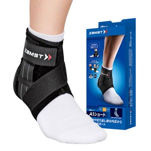 잠스트 발목보호대 A1-S, 우M(220~250..., 블랙, 1개