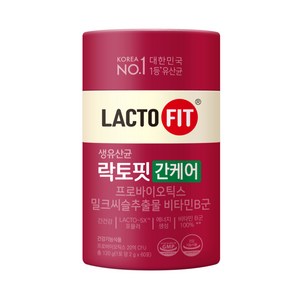 락토핏 간케어 유산균 60p, 120g, 1개