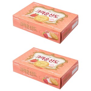 크라운산도 딸기 크림치즈, 323g, 2개