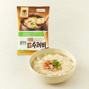 풀무원 해물 생 수제비 2인분, 367g, 1개