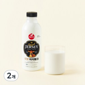 서울우유 로얄 저지밀크, 750ml, 2개