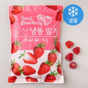 감미인영농조합법인 국내산 딸기 (냉동), 1kg, 1개