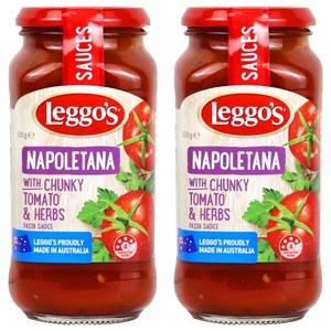 레고스 나폴리타나 청키 파스타소스, 500g, 2개