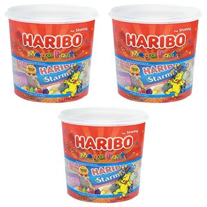하리보 메가파티 젤리 56개입, 1kg, 3개