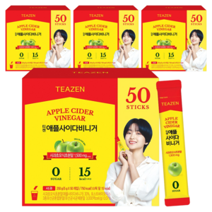 티젠 애플사이다 비니거, 250g, 4개