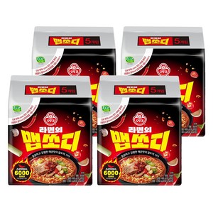 오뚜기 라면의 맵쏘디 120g, 20개, (5개입 X 4팩)