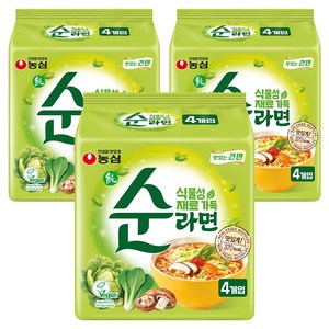 순라면 100g, 12개