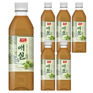 양반 매실 주스, 500ml, 6개