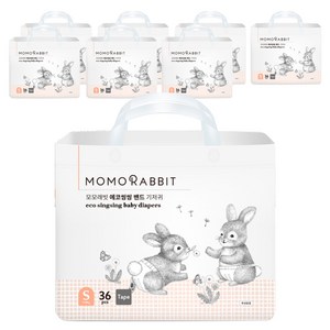 모모래빗 에코씽씽 밴드형 기저귀 아동공용, 소형(S), 288매