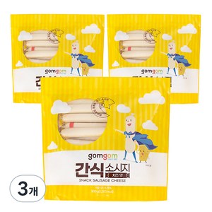 곰곰 간식 소시지 치즈맛, 900g, 3개