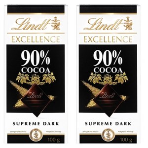 린트엑셀런스 다크 90% 초콜릿, 100g, 2개