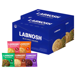 랩노쉬 단백쿠키 믹스 5종 2p 세트, 400g, 2세트