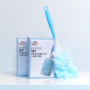 코멧 홈 먼지떨이 스틱 + 리필13개, 혼합색상, 2세트