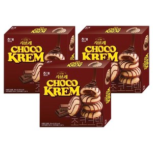 해태제과 사브레 초코크렘, 204g, 3개