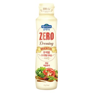 폰타나 저당 저칼로리 무지방 오리엔탈 드레싱, 235g, 1개