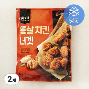 마니커에프앤지 통살치킨너겟 (냉동), 560g, 2개