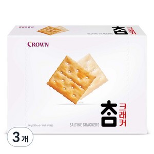 크라운 참 크래커, 280g, 3개