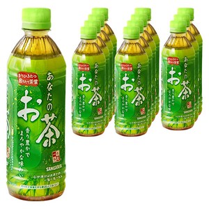 산가리아 당신의 녹차, 500ml, 12개