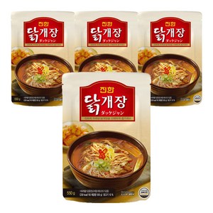 진한 닭개장, 550g, 4개