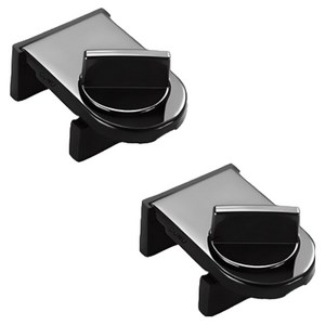 GUNU 다이얼 창문 안전 잠금장치, 블랙, 2개