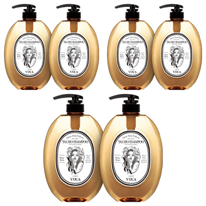 뷰카 클래식 딥 퍼퓸 골드 리페어 탈모 샴푸 화이트머스크향, 1.05L, 6개