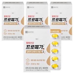 프로메가 알티지 오메가3 듀얼, 60정, 4개