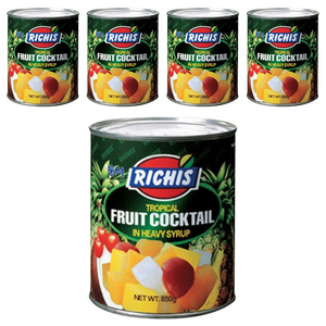 리치스 트로피칼 후르츠 칵테일 원터치, 850g, 5개