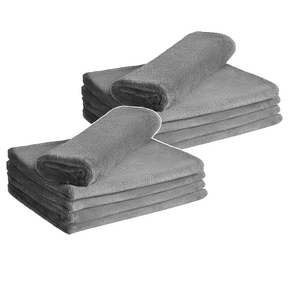 리브모토 다목적 극세사 소프트 세차타월 30 x 40 cm, 그레이, 10개