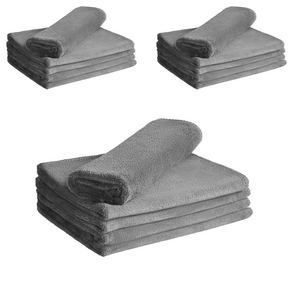 리브모토 다목적 극세사 세차타월 30 x 40 cm, 그레이, 15개