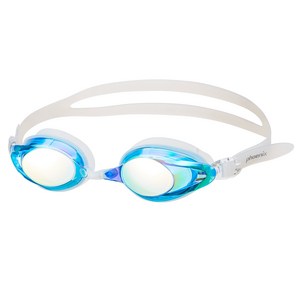 피닉스 미러 수경 PN 702M, 아쿠아, 38 x 27 mm, 1개