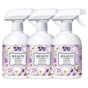 부케가르니 섬유탈취제 화이트머스크 본품, 500ml, 3개