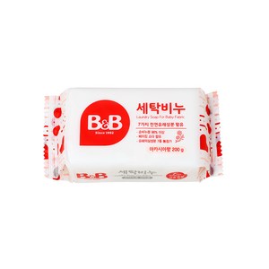 비앤비 유아의류용 세탁비누 아카시아향, 200g, 1개