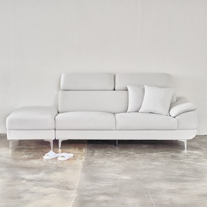 도모디자인 안토니아 플러스 무빙헤드 패브릭 3인용 소파 좌형 + 쿠션 2p +스툴 세트 방문설치