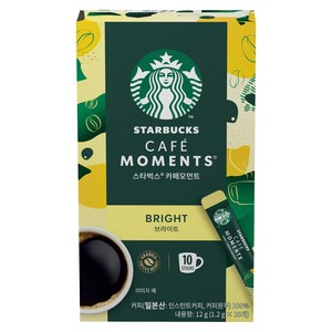 스타벅스 카페모먼트 브라이트 커피, 1.2g, 10개입, 1개