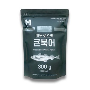 마도로스펫 반려동물 동결건조간식, 큰북어, 300g, 1개