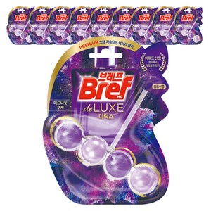 브레프 디럭스 변기세정제 미드나잇 부케, 50g, 10개