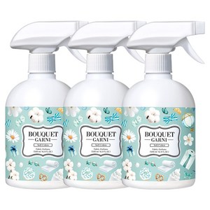 부케가르니 섬유탈취제 소프트코튼 본품, 500ml, 3개