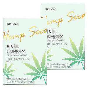 닥터린 파이토 대마종자유, 30정, 2개