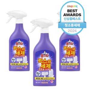 홈스타 락스와세제 욕실청소용 폼 스프레이 후로랄, 500ml, 3개