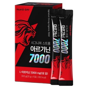 뉴트리디데이 시그니처 스트롱 아르기닌 7000 액상스틱 15p, 300g, 1개