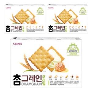 크라운 참그레인 우리밀, 192g, 3개