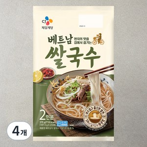 CJ제일제당 베트남식 쌀국수 2인, 375g, 4개