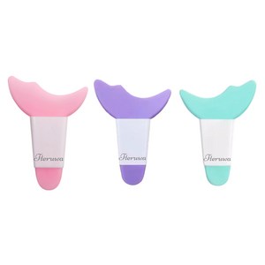 떼루와 아이라인 가이드 아이라이너 마스카라 실리콘 브러쉬, 3개, 랜덤발송